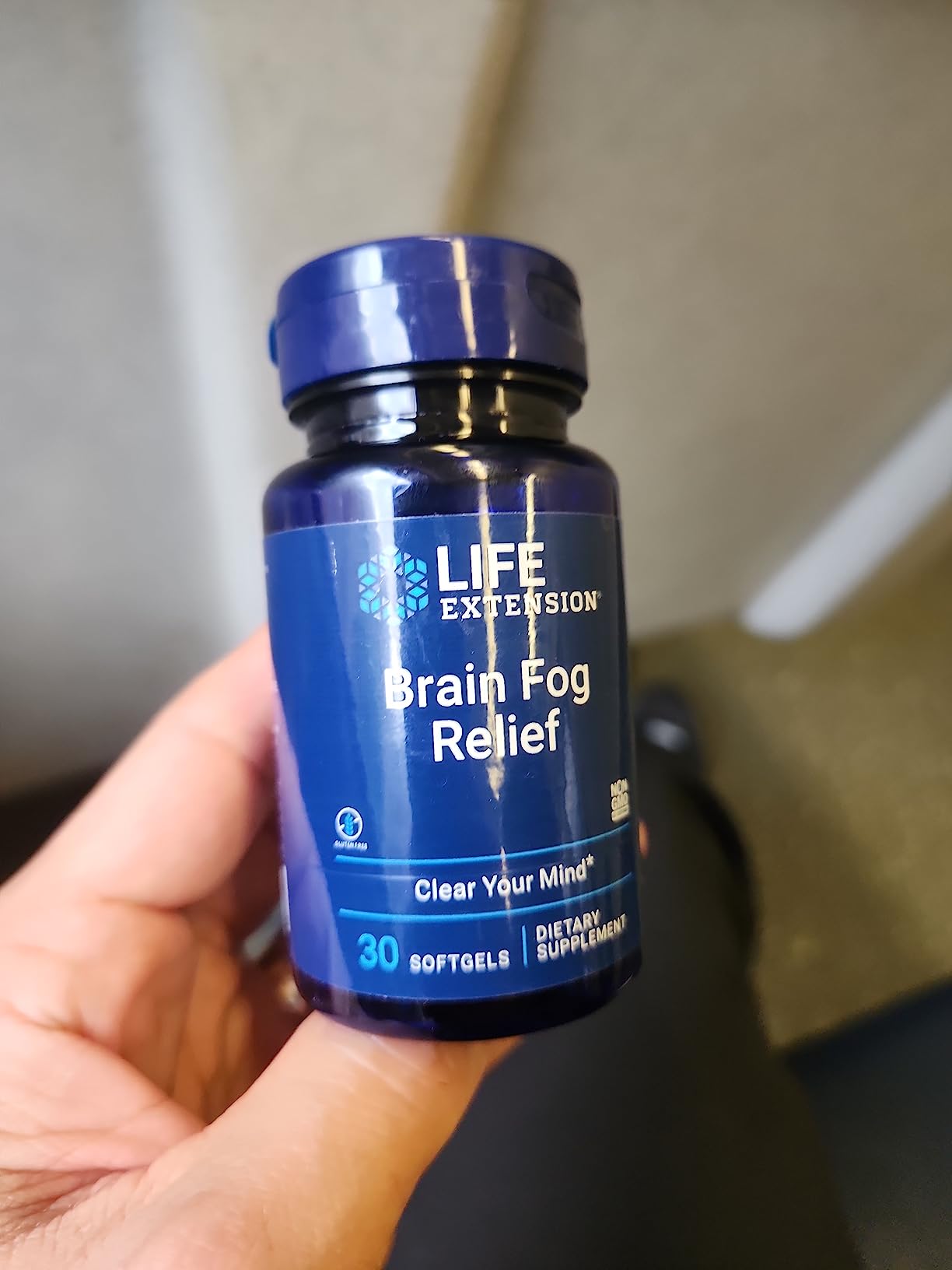 Life Extension Brain Fog Relief, Mango Leaf Extract, standardized Peppermint Oil, nootropic Brain Supplement for Clarity and Focus, Fast-Acting, Caffeine-Free, Gluten Free, Non-GMO, 30 softgels customer photo 1