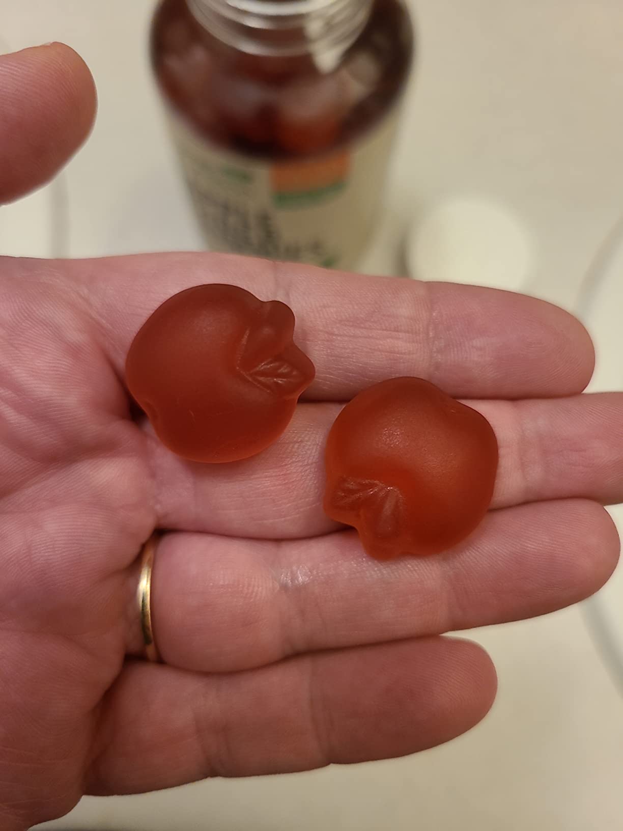 Apple Cider Vinegar Gummies Zero Sugar - Max Strength ACV Gummy Vitamins - Vitamin B12 & The Mother - Metabolism & Energy Support - Vegan Apple Cider Vinegar Gummy Supplement - Non-GMO - 60 Gummies customer photo 2
