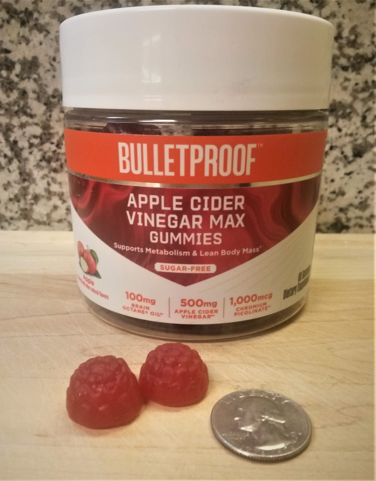 Bulletproof Apple Cider Vinegar Max Sugar-Free Gummies, 60 Count, Keto Supplement for Cravings, Supports Metabolism customer photo 1