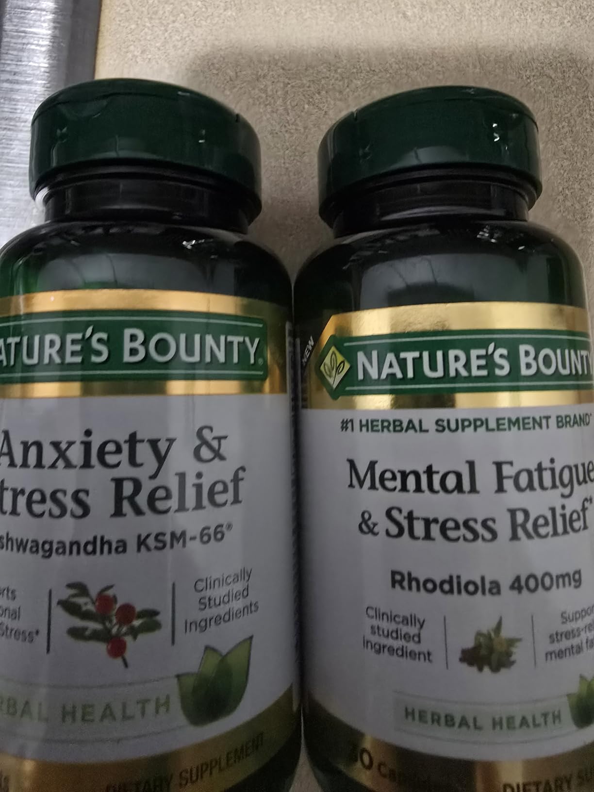 Nature's Bounty Mental Fatigue and Stress Relief, Rhodiola Supplement, 400 mg, Capsules, 30 Count customer photo 1