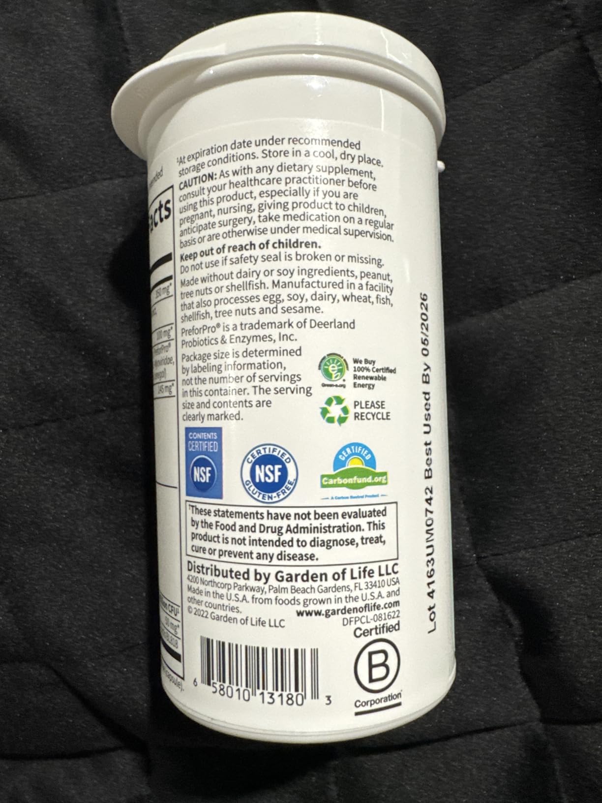 Garden of Life Dr. Formulated Pre, Post & Probiotics Calm 50 Billion CFU Daily 3-in-1 Complete Supplement with Ashwagandha - Mood Support, Digestive & Immune Support, 30 Vegetarian Capsules customer photo 1