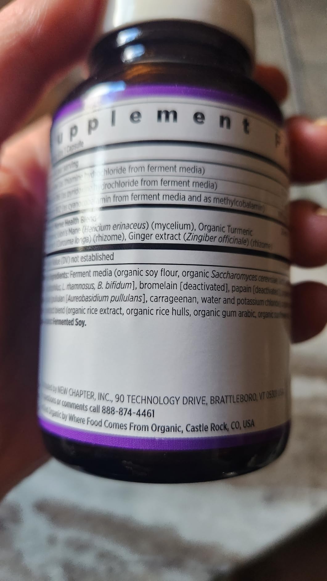 New Chapter Nerve Health Supplement for 3-in-1 Support from Head to Toe - Vitamin B1 Generates Energy for Nerves, Vitamin B6 Enhances Healthy Transmission, Vitamin B12 Builds Insulation, 30ct customer photo 1