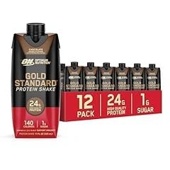 Optimum Nutrition Gold Standard Protein Shake, 24g Protein, Ready to Drink Protein Drinks, Chocolate, 11 Fl Oz, 12 Count (Pack of 1) (Packaging May Vary) customer photo 2