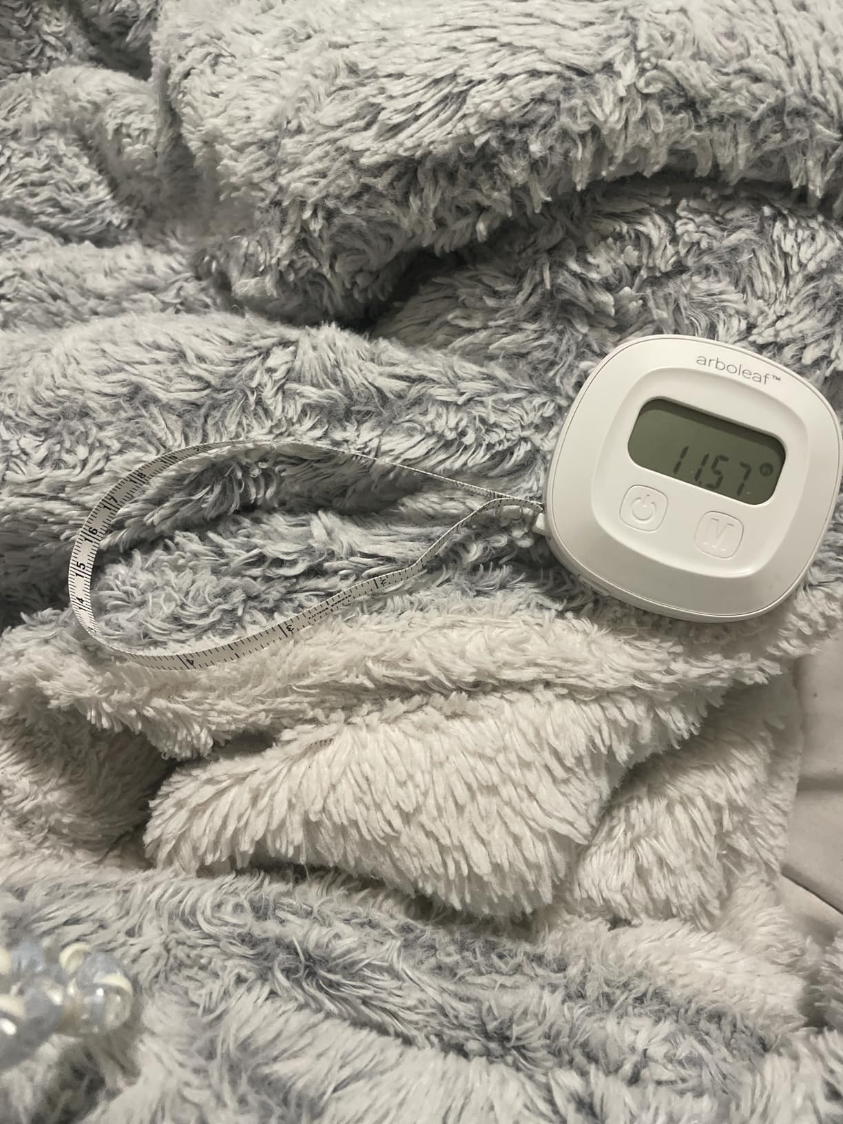 arboleaf Digital Body Tape Measure, 60in Body Measuring Tape, Bluetooth Measuring Tape for Body Measurements with App, Body Fat Measurement Device for Weight Loss, Locking, Retractable customer photo 2