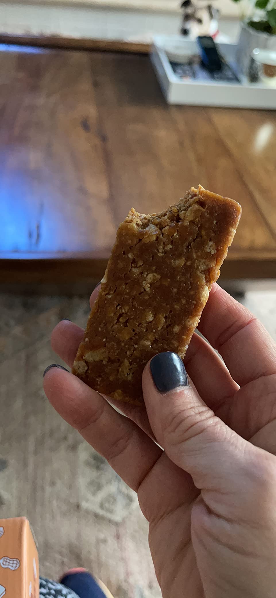 JUSTNOSH Peanut Butter Collagen Protein Bars - 16g Protein, 10g Collagen | Gluten & Dairy Free, Low FODMAP, Seed Oil Free (12 Pack) customer photo 2