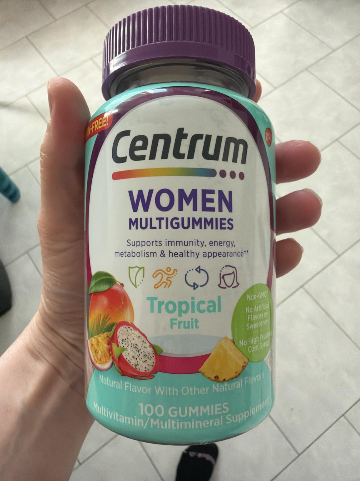 Centrum Women's Multivitamin Gummies, Immune, Energy, Healthy Appearance Support, 100 Count, 50 Day Supply customer photo 1