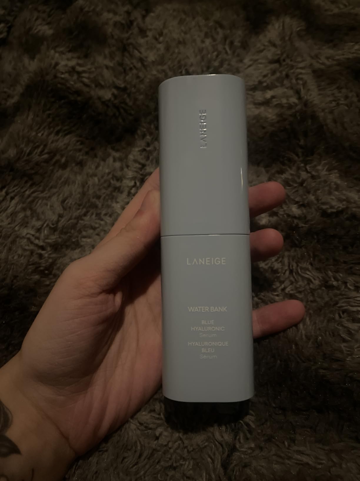 LANEIGE Water Bank Blue Hyaluronic Serum: Hydrating Face Serum with Peptide & Green Tea Enzyme to Improve Skin Firmness & Radiance customer photo 2