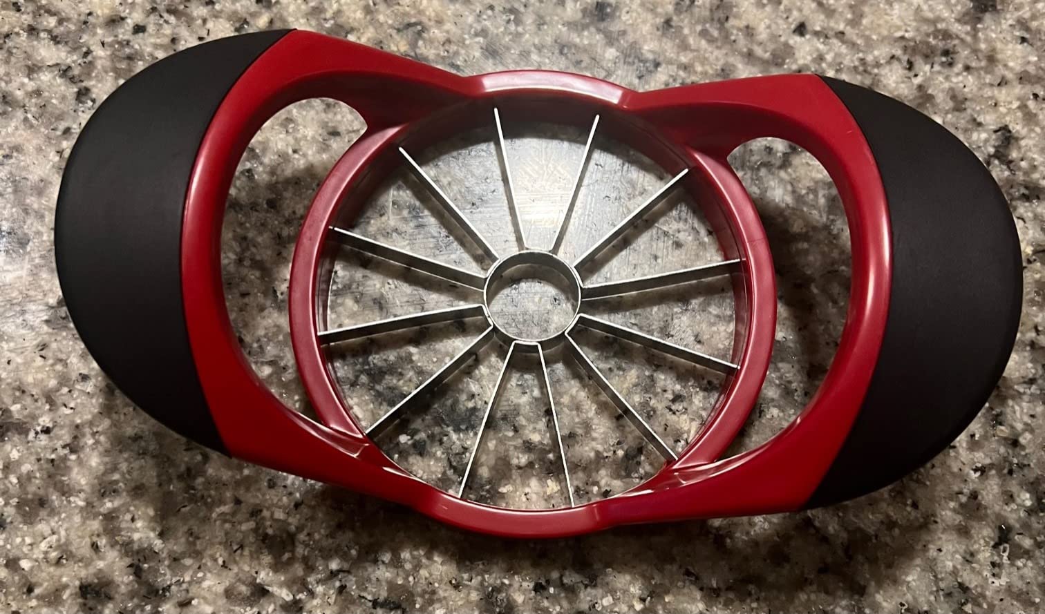 Supercenter Apple Cutter, Apple Corer and Slicer - 4.72 Inch Apple Slicer | Stainless Steel Apple Corer Tool with 12 Super Sharp Blades, lightweight Apple Slicer and Corer with Anti-slip Handle customer photo 2