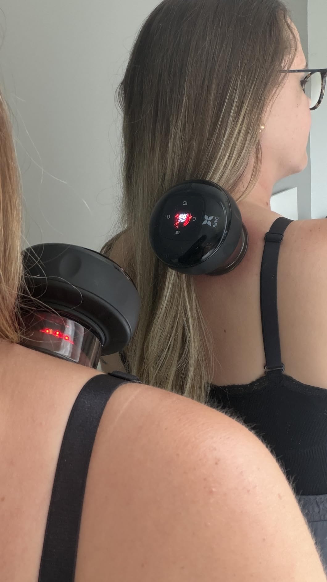 REVO The Original 4-in-1 Smart Cupping Massager with LED Light, Heat, Dynamic Suction & Vibration Massage, Portable Cordless Rechargeable Cupping Device - 1 Pack customer photo 1