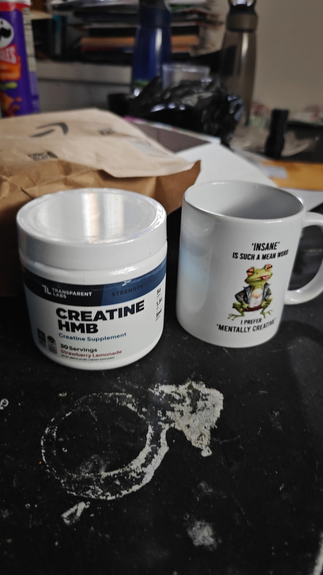 Transparent Labs Creatine HMB - Creatine Monohydrate Powder with HMB for Muscle Growth, Increased Strength, Enhanced Energy Output, and Improved Athletic Performance - 30 Servings, Strawberry Lemonade customer photo 2