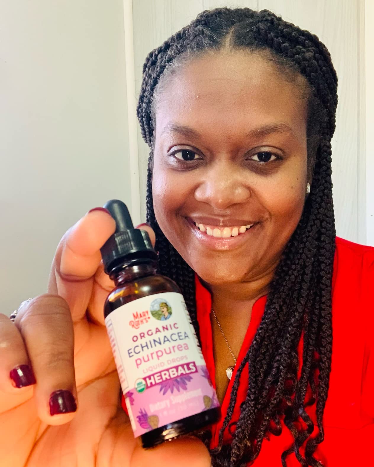 MARYRUTH'S Organics Echinacea Purpurea Liquid | Sugar Free | USDA Organic | Echinacea Liquid Drops for Immune Support | Respiratory Health | Alcohol Free | Non-GMO | Vegan | 1 Fl Oz customer photo 1