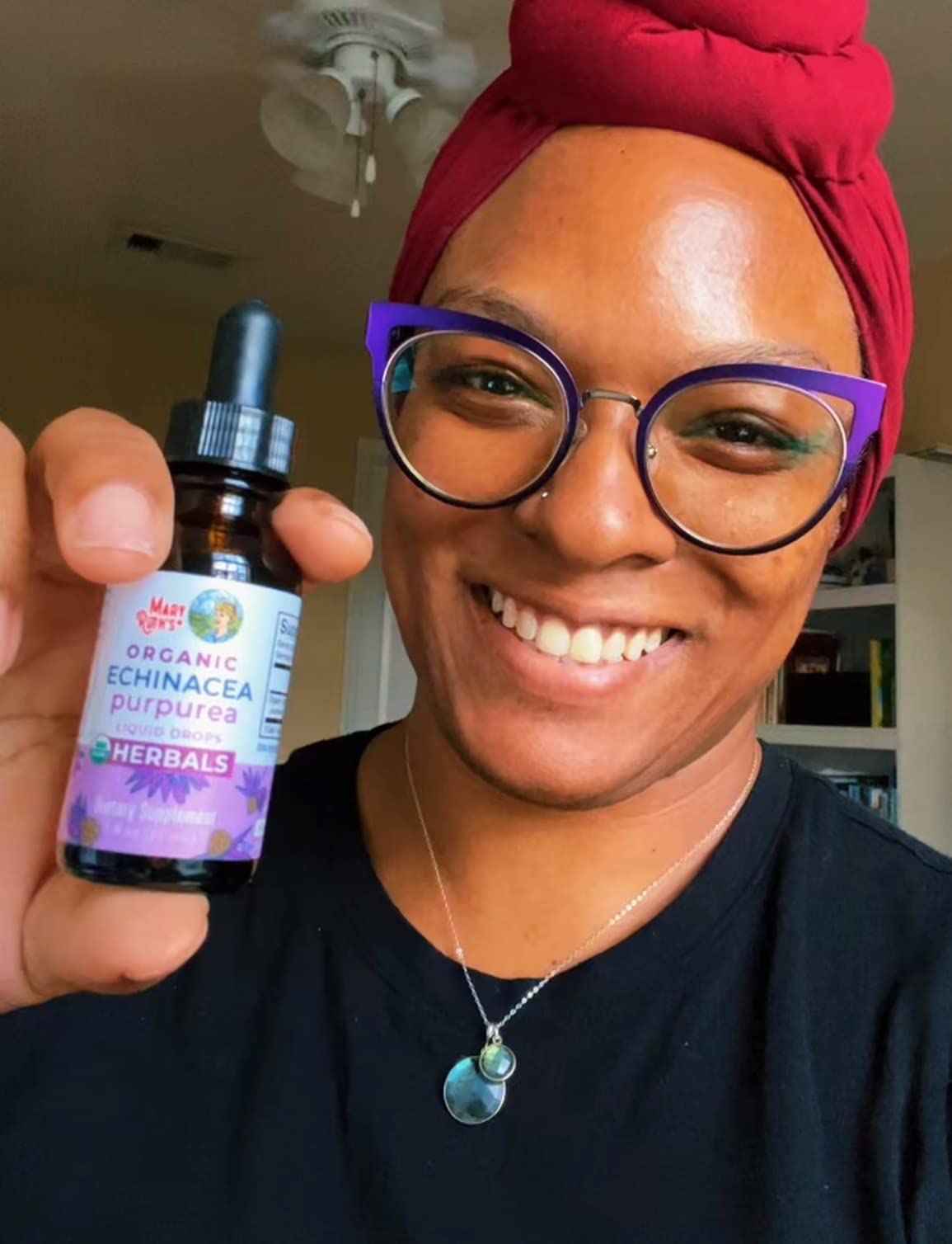 MARYRUTH'S Organics Echinacea Purpurea Liquid | Sugar Free | USDA Organic | Echinacea Liquid Drops for Immune Support | Respiratory Health | Alcohol Free | Non-GMO | Vegan | 1 Fl Oz customer photo 2