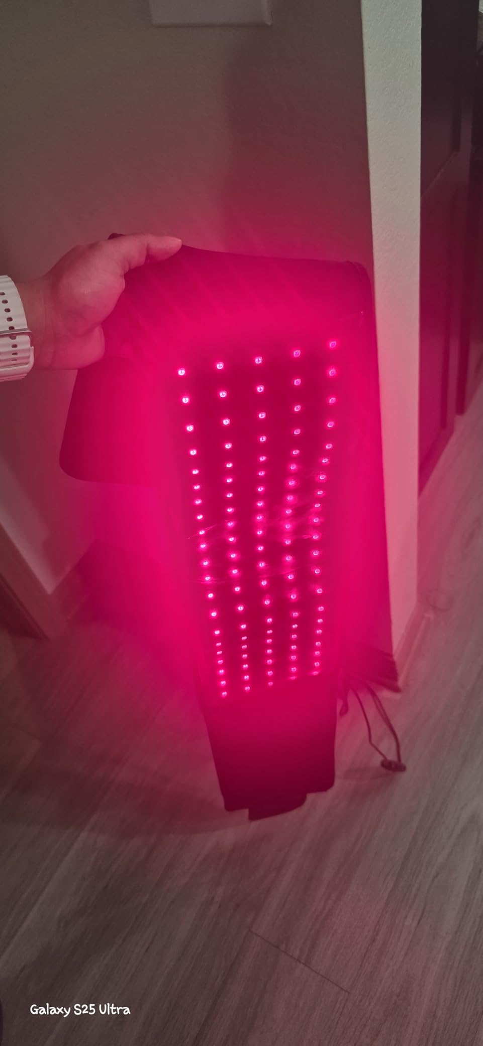 USUIE Red Light Therapy Belt, Infrared Light Therapy Wrap Red Light Therapy Device for Body with Timer for Back Shoulder Waist Muscle Pain Relief for Gift Women Men Gift customer photo 2