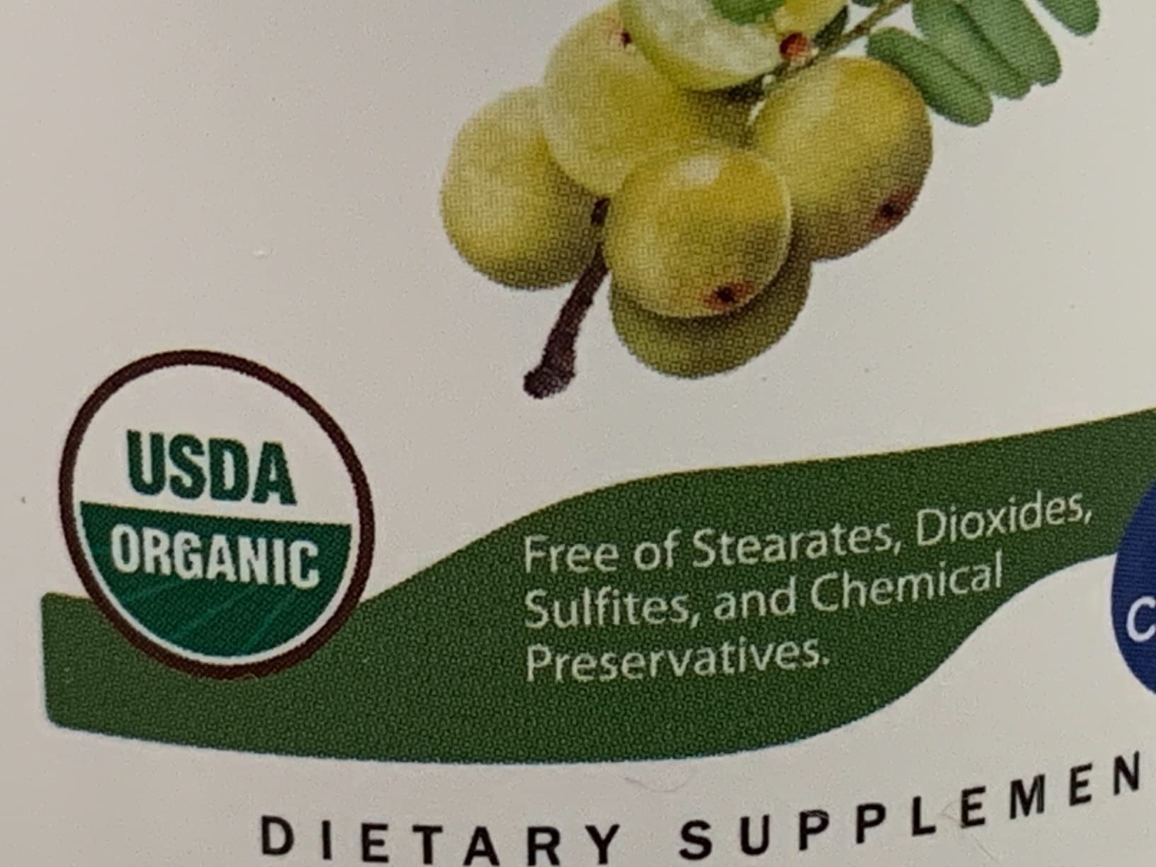 Brieofood Organic Amla 1500mg, 45 Servings, Vegetarian, Gluten Free, 90 Vegetarian Tablets customer photo 2