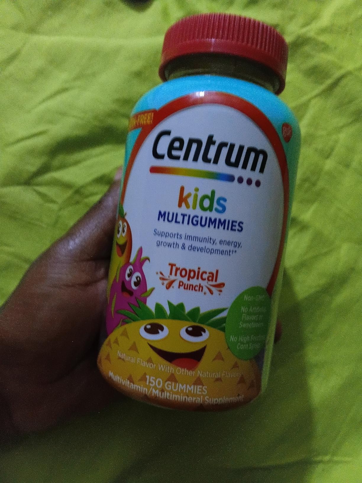 Centrum Kids Multivitamin Gummies, Tropical Punch Flavor Made With Natural Flavors, Stocking Stuffer, 150 Count, 150 Day Supply customer photo 2