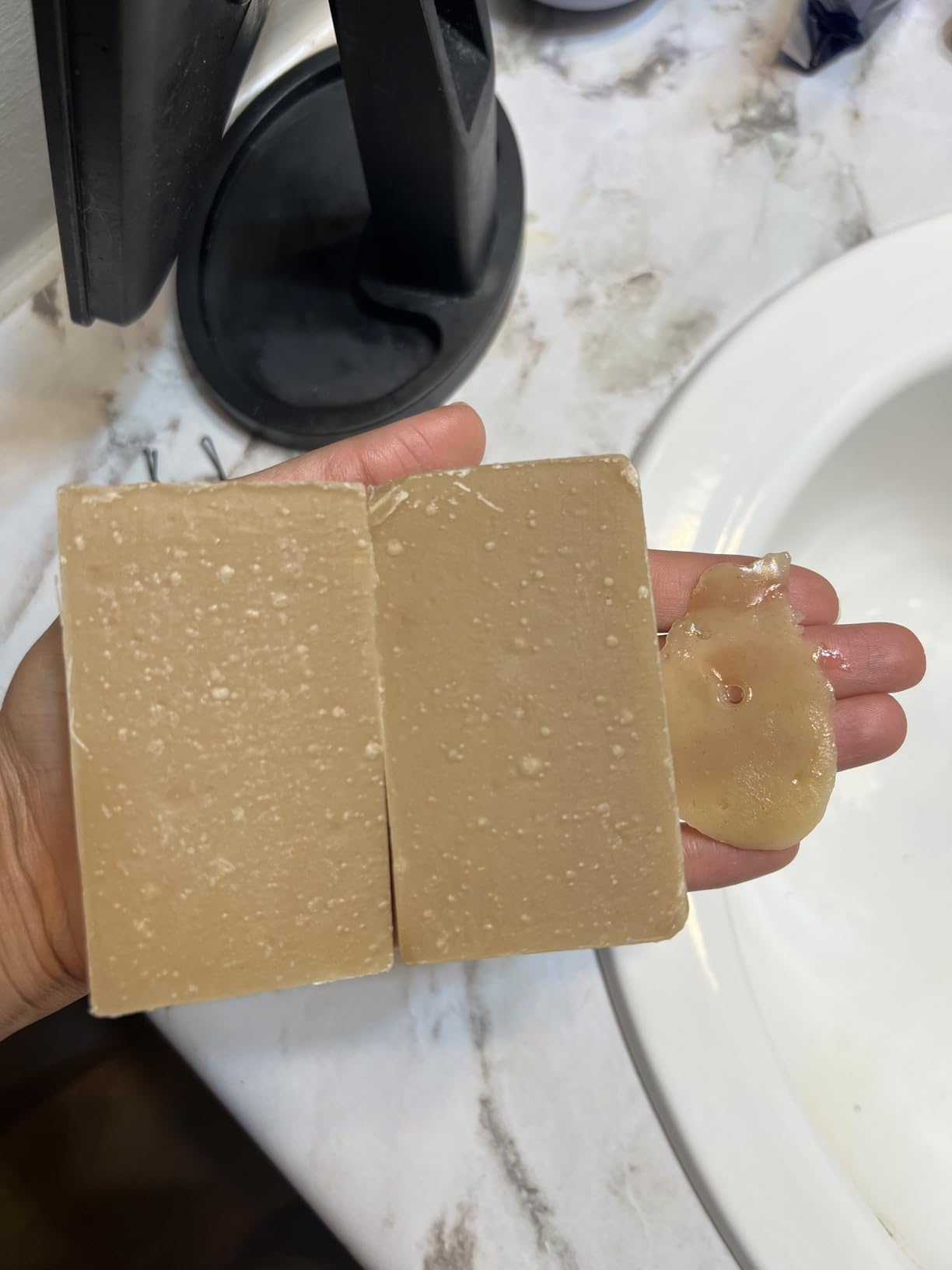 Southern Natural Goat Milk Soap Bar - Oatmeal Milk & Honey 3 Pack - For Dry Sensitive Skin. Natural, Handmade Soap For Men, Women, Kids, Face & Body customer photo 1