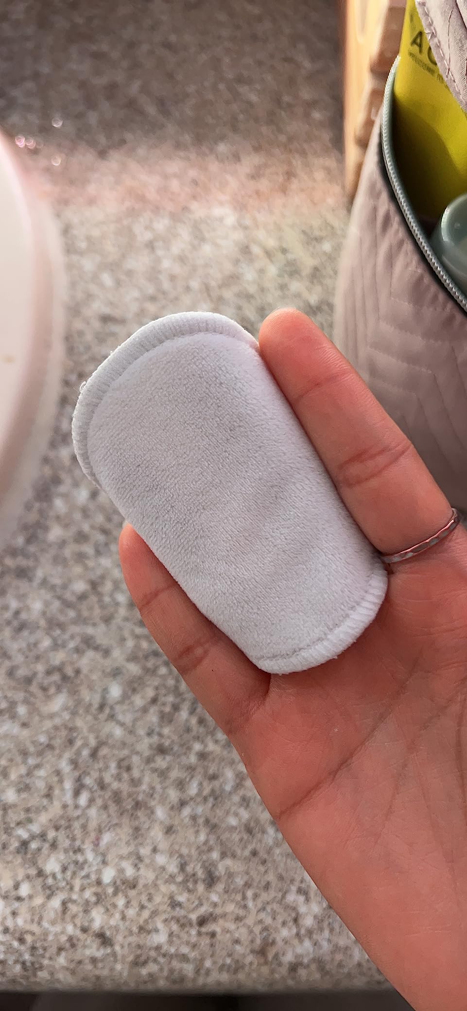 Pinowu Reusable Makeup Remover Pads (16pcs Pads + Carry Bag + Wash Bag), Washable Eco-Friendly Cotton Rounds Face Wipe for All Skin Types customer photo 1