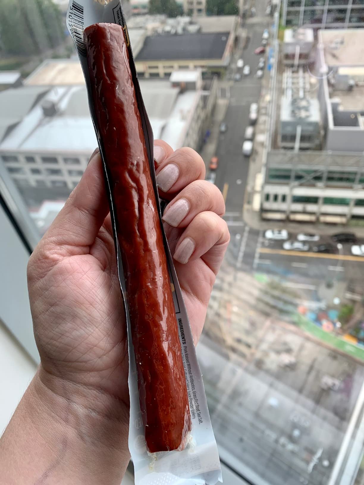 FATTY Meat Sticks, Made with Grass Fed Beef, Pork Raised Without Antibiotics, 13g Protein Per Stick, Original, 2 oz. (Pack of 5) customer photo 2