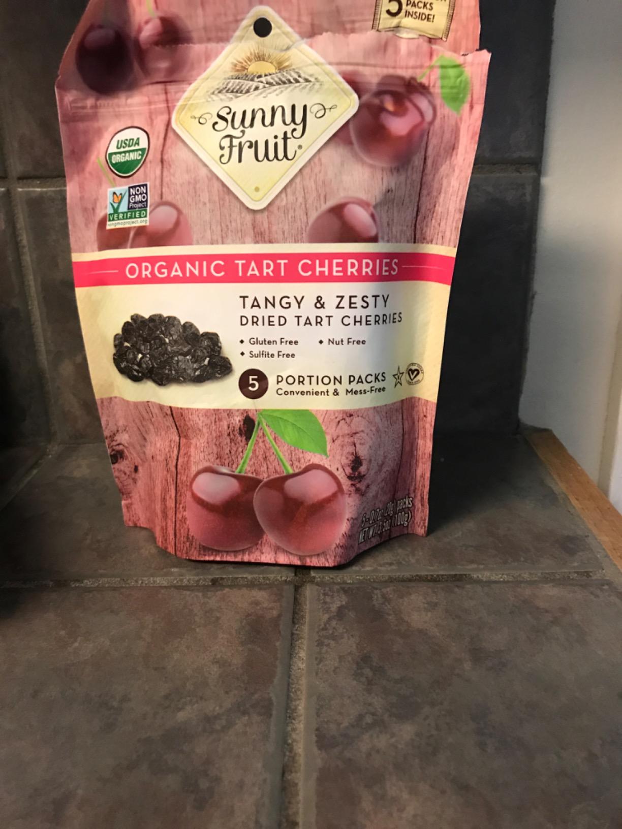 Sunny Fruit Soft Organic Dried Tart Cherries, 16 Ounce Bulk Bag | No Preservatives | Healthy, Sweet Snack | ORGANIC, NON-GMO, VEGAN, HALAL, KOSHER customer photo 2