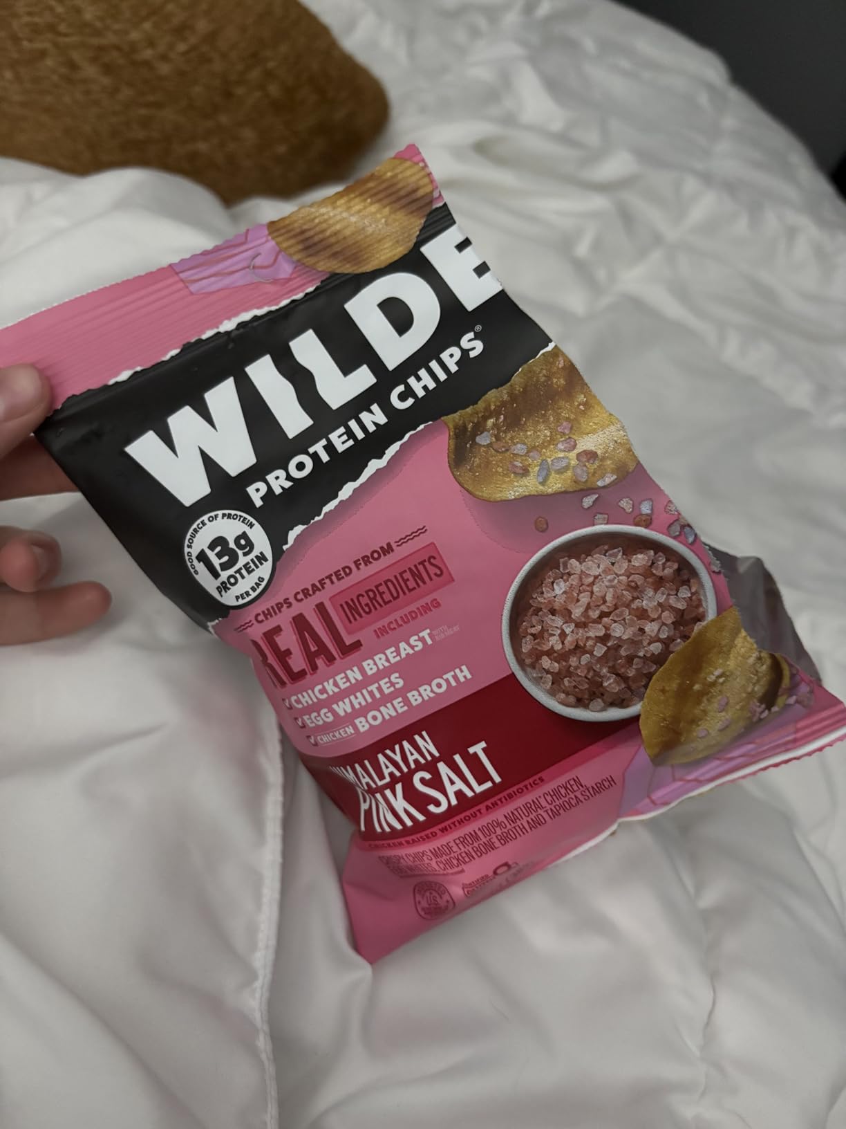 WILDE Protein Chips Variety Pack, High Protein Snacks for Adults, Keto Chips, Gluten Free, Low Carb Snack Box Made with Real Ingredients 1.34oz Bags, Pack of 12 customer photo 2