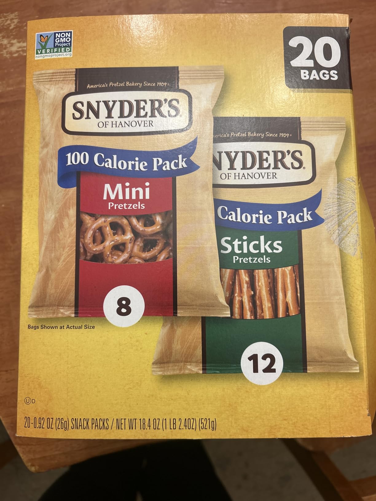 Snyder's of Hanover Variety Pack Pretzels, 20 Count 0.92 Oz customer photo 1