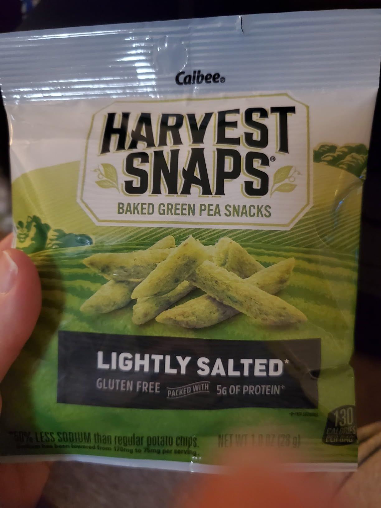 Harvest Snaps Veggie Chips (Lightly Salted Snack Crisps) | Powered by Plant Protein, Gluten Free, Non-GMO Baked Vegetable Crisps | Made in USA | 36 Snack Packs customer photo 2