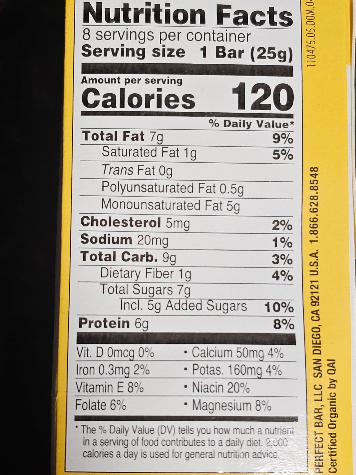 Perfect Bar Mini, Peanut Butter Protein Bar, Protein Snack, Snack Bar, Organic, Gluten Free, Soy Free, Non GMO, No Sugar Alcohols, 0.88 Ounce Bar, 24 Count customer photo 1
