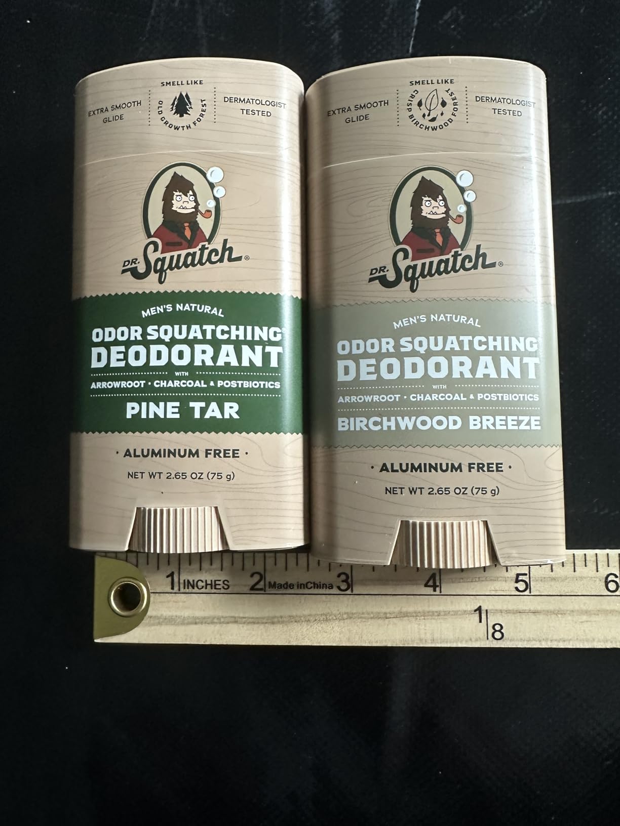 Dr. Squatch Natural Men's Deodorant - Aluminum Free Natural Deodorant Men with Charcoal & Postbiotics for 72-Hour Odor Protection - Summer Citrus + Cool Fresh Aloe, 2.65oz Stick (2-Pack) customer photo 1