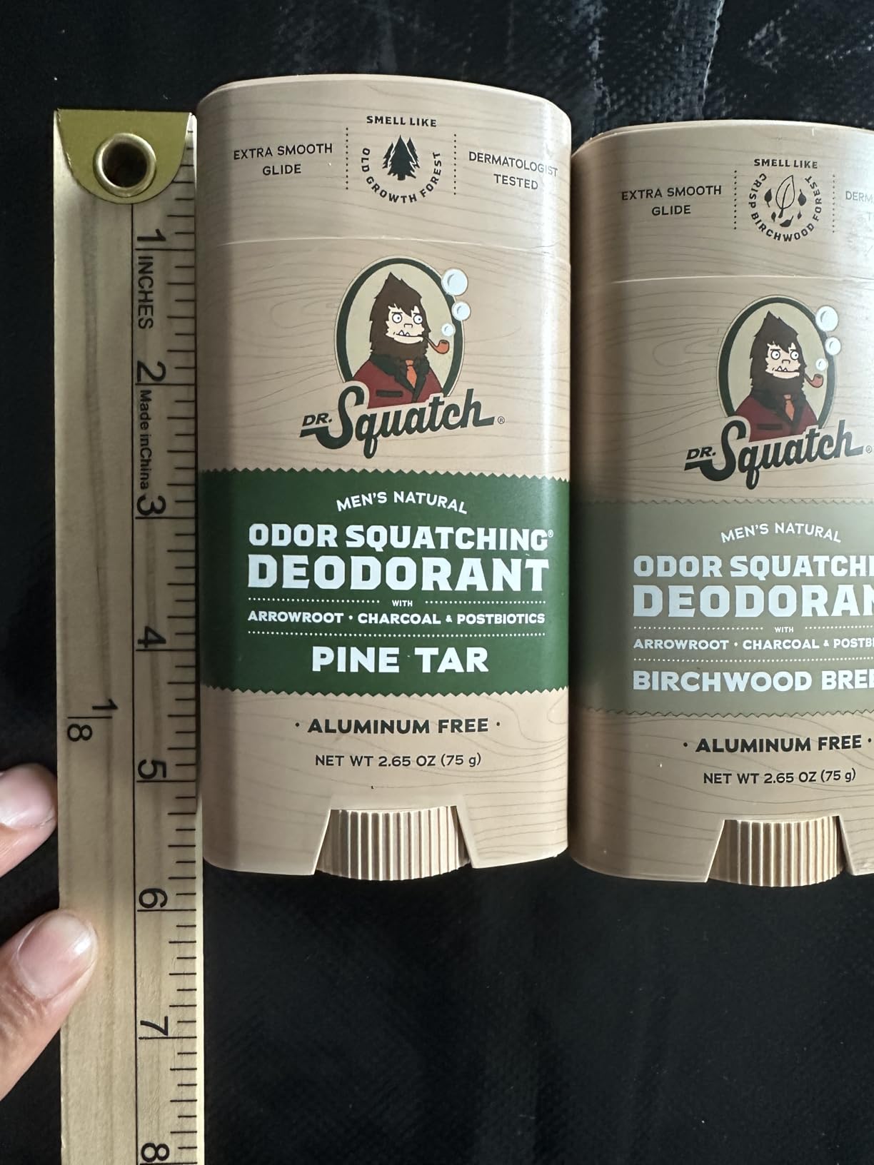 Dr. Squatch Natural Men's Deodorant - Aluminum Free Natural Deodorant Men with Charcoal & Postbiotics for 72-Hour Odor Protection - Summer Citrus + Cool Fresh Aloe, 2.65oz Stick (2-Pack) customer photo 2