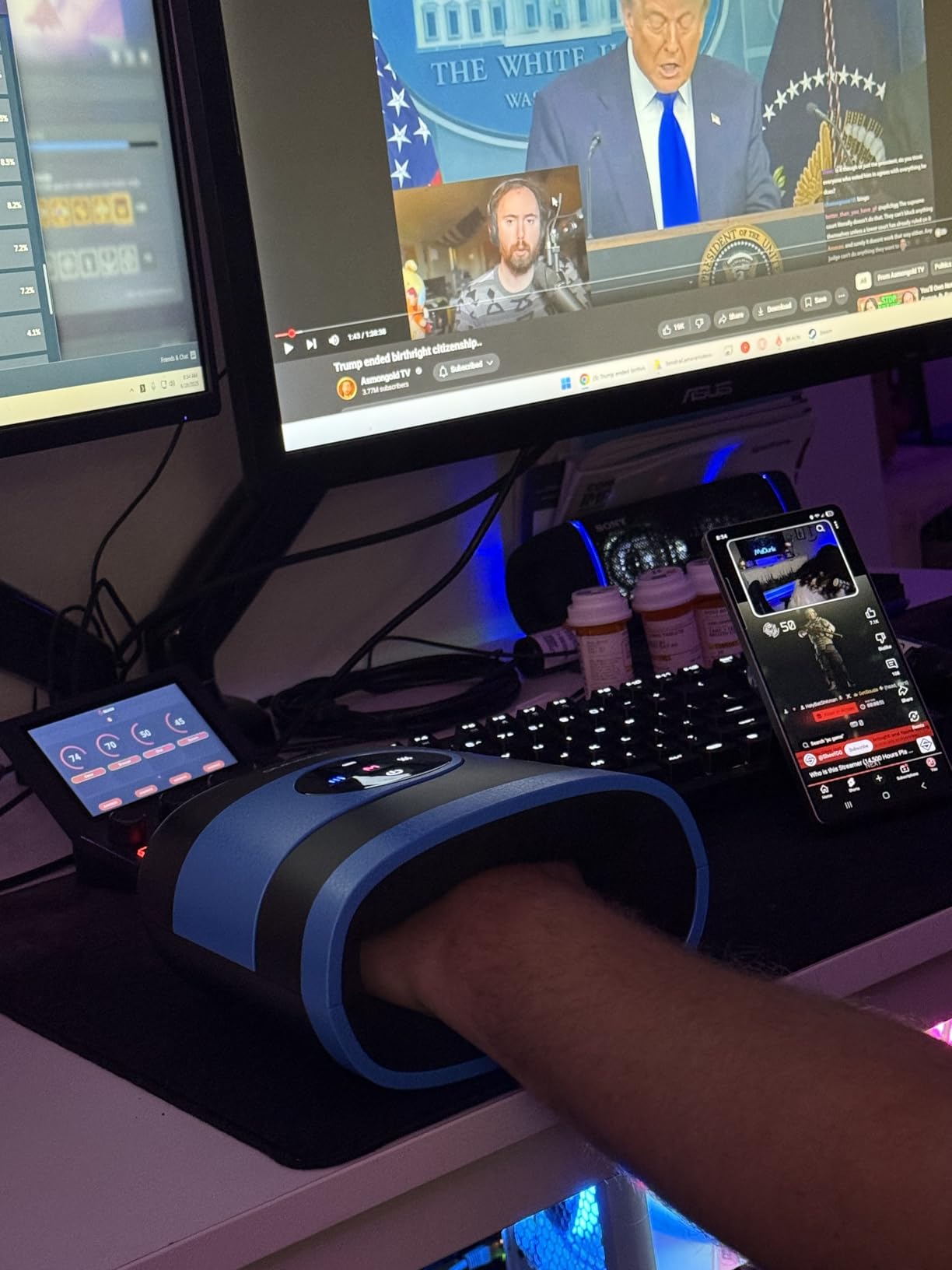 QUINEAR Hand Massager - Cordless Hand Massager with Heat and Compression for Arthritis, Carpal Tunnel and Stiff Joints - FSA-HSA customer photo 1