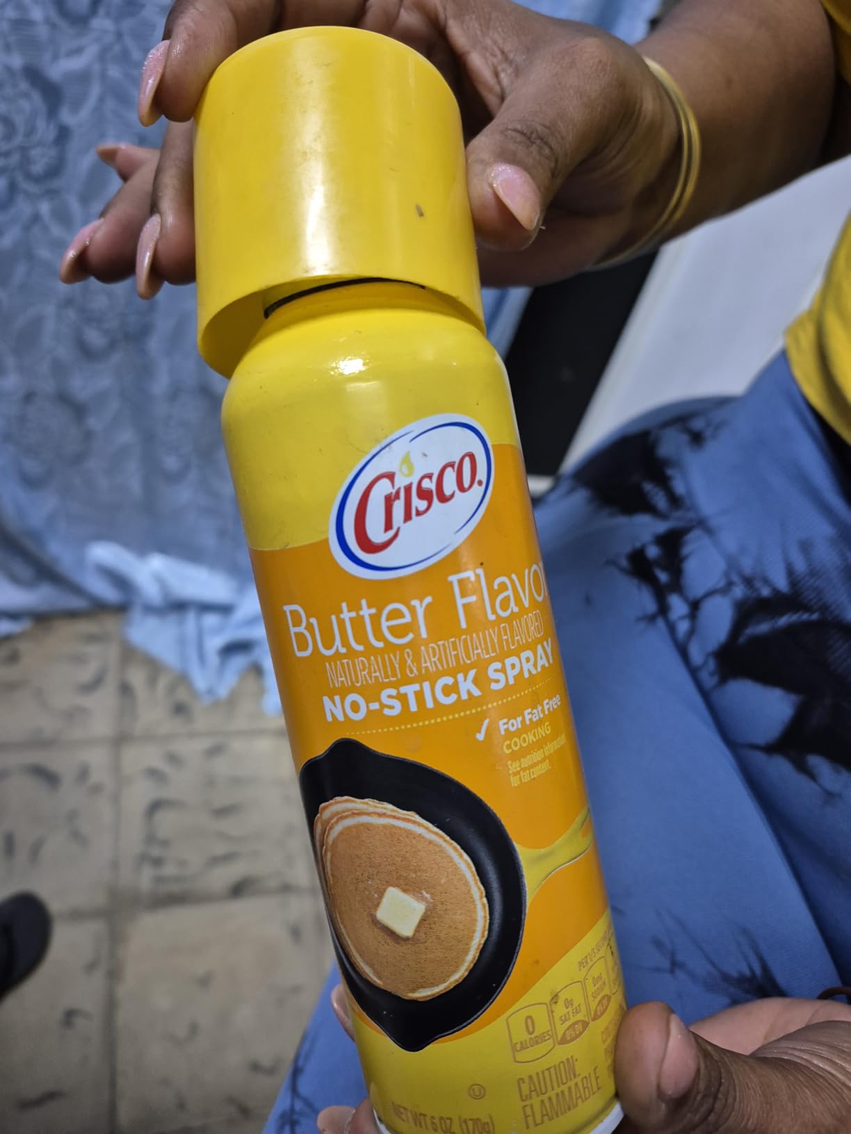 Crisco No-Stick Cooking Spray, Butter, 6 Ounce customer photo 1