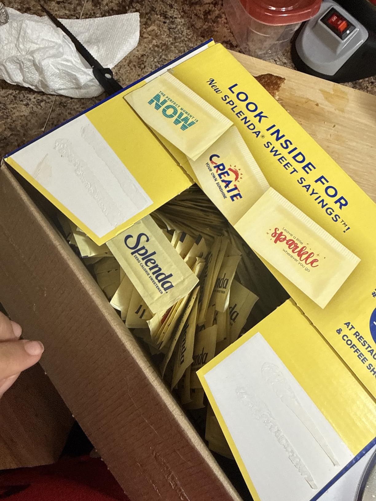 SPLENDA Zero Calorie Sweetener Value Pack, 800 Count Packets customer photo 1