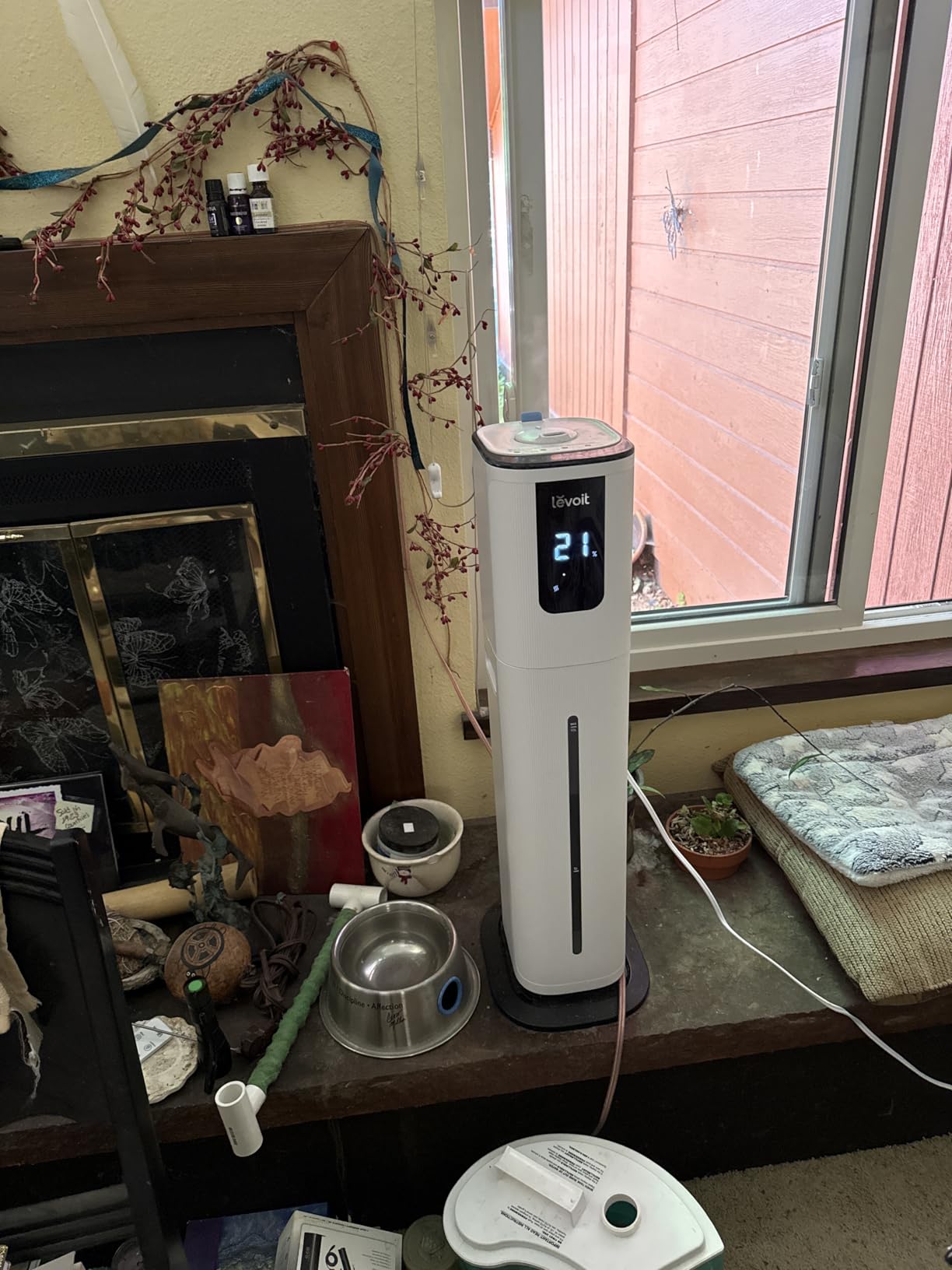 LEVOIT OasisMist 1000S (10L) Smart Humidifier for Home Large Room Bedroom, Last 100 Hours Suitable for Indoor Plant, Cover up to 600ft Squared, Easy Top Fill, Remote & Voice Control, Auto Mode, Quiet, White customer photo 2
