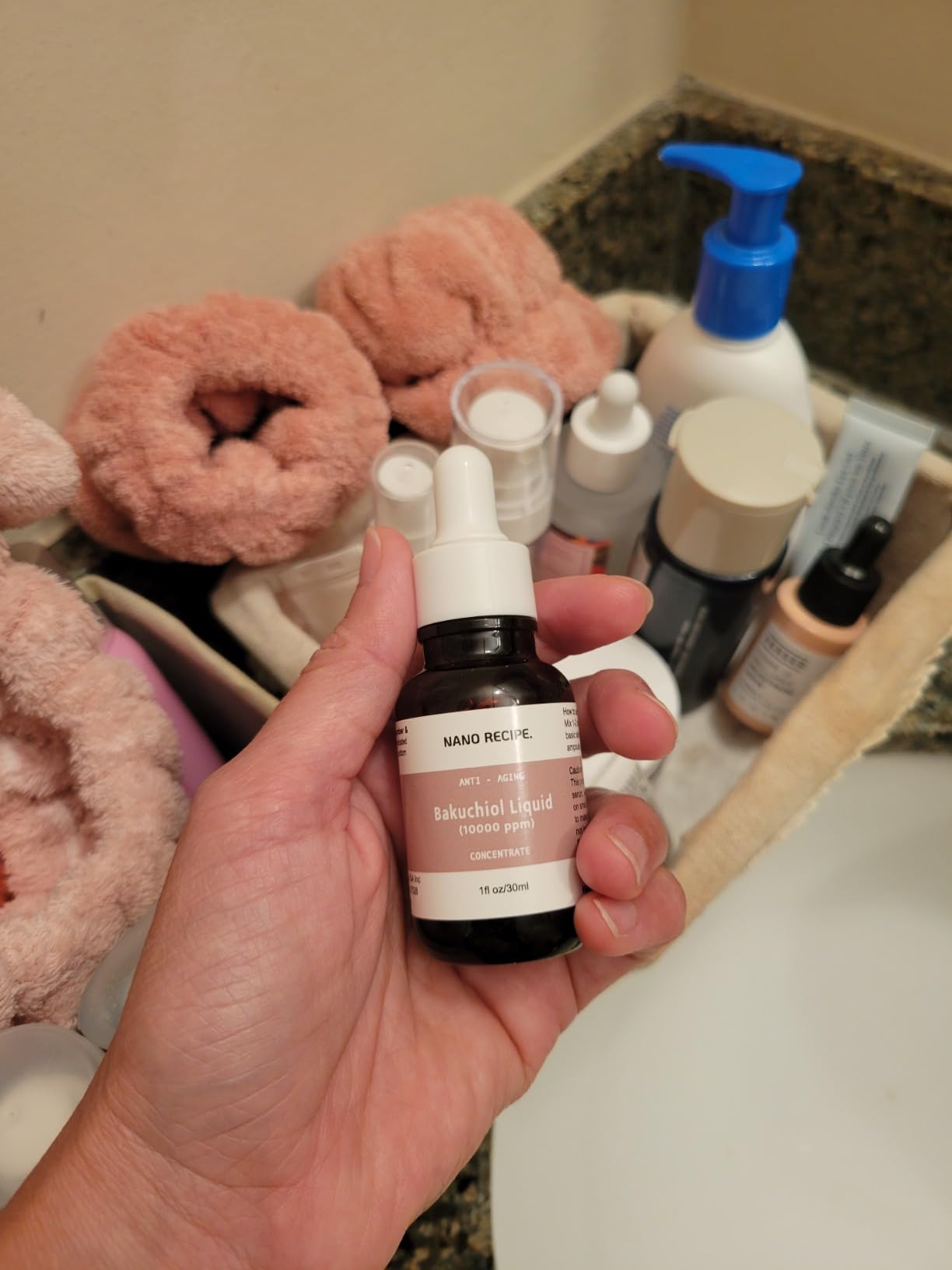 Korean Bakuchiol Concentrate Mix 2 Drops In Any Step of Your Skin Care Routine Retinol Alternative Non GMO Vegan Certificate Safe Natural Botanical Antioxidant Cold Pressed 10000ppm 30ml customer photo 1