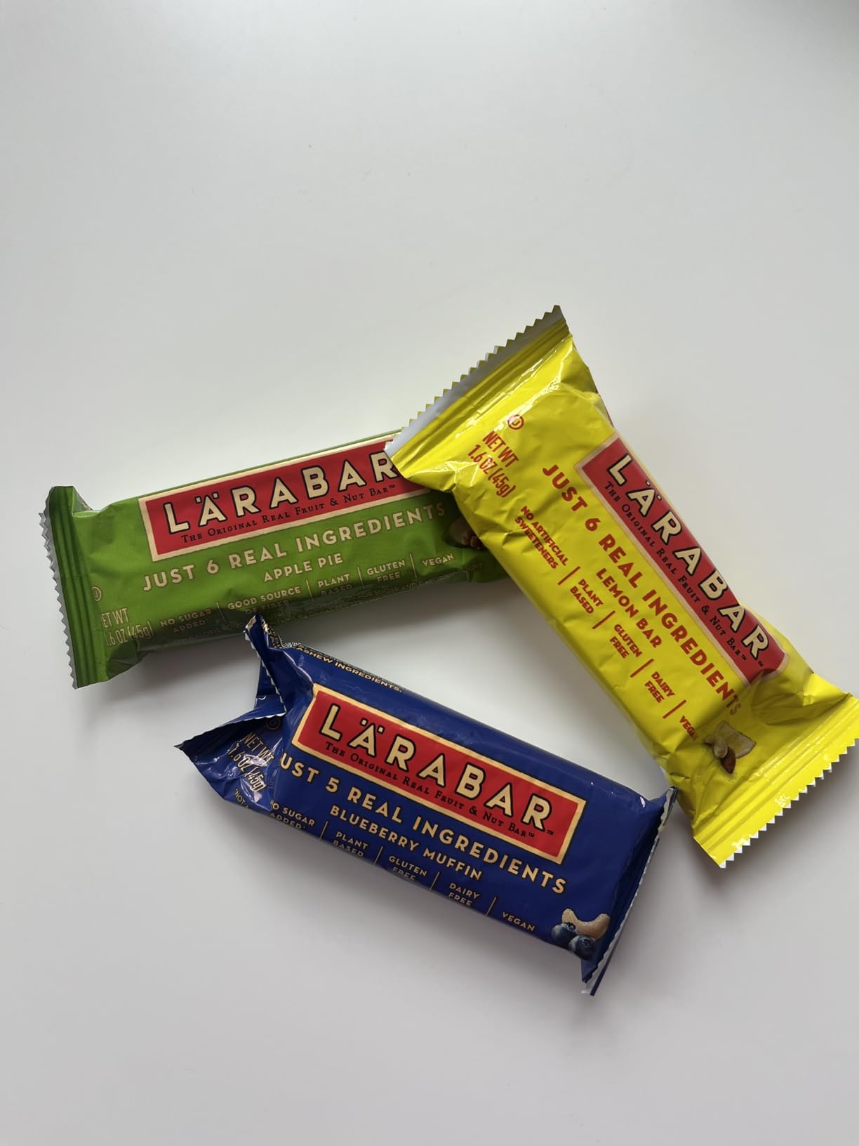 Larabar Fruit and Nut Bars Variety Pack, Gluten Free and Vegan, 28.8 oz, 18 Ct customer photo 1