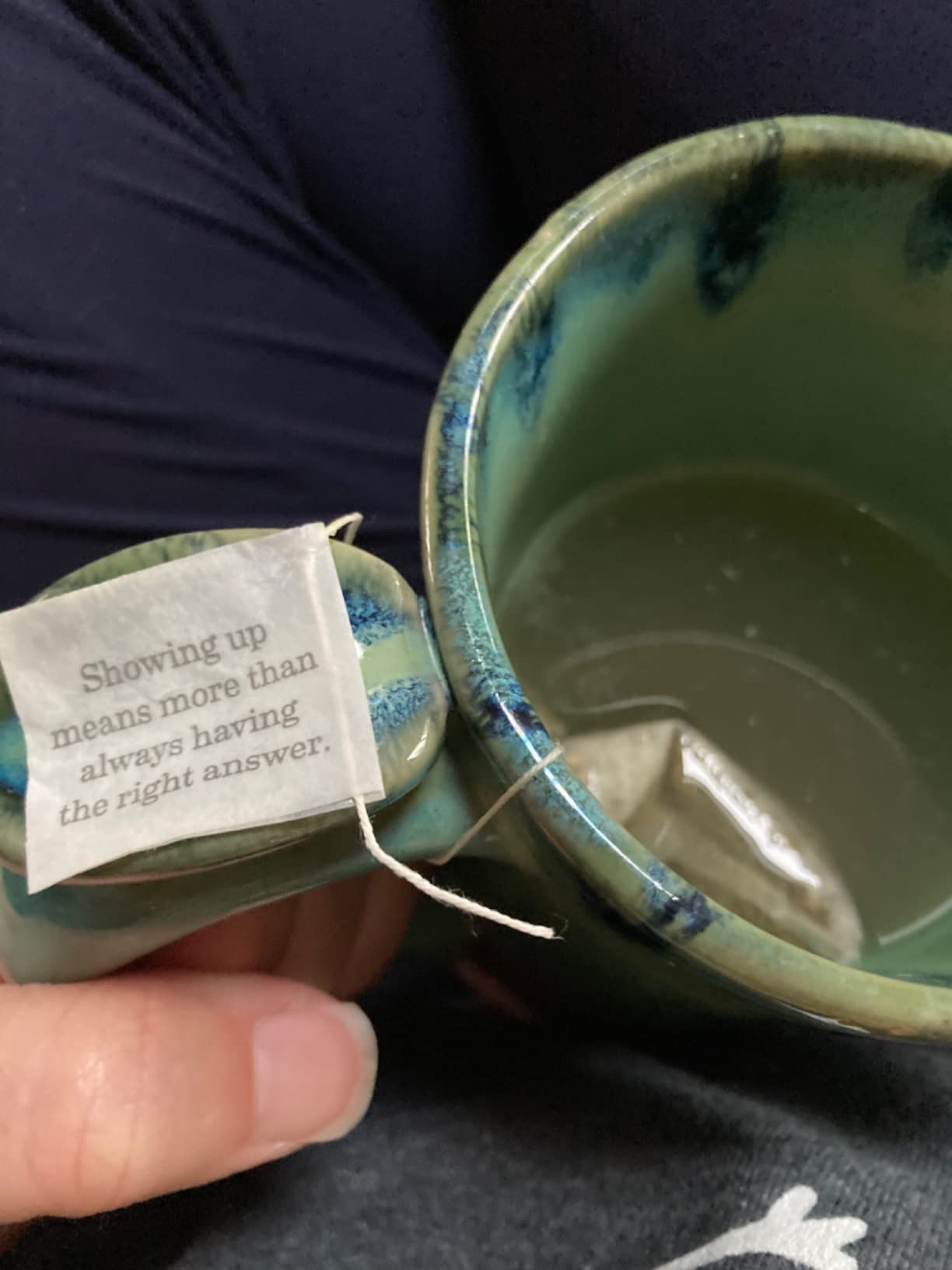 Earth Mama Organic Ginger Nausea Tea | Comforts Occasional Nausea + Morning Sickness, 16 Teabags Per Box (2-Pack) customer photo 1