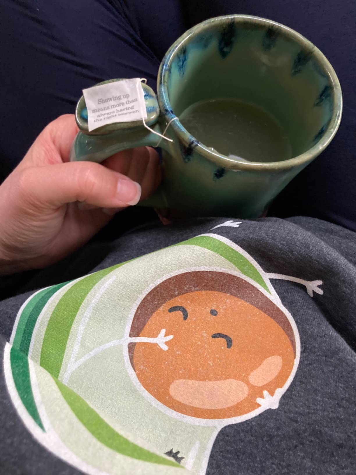 Earth Mama Organic Ginger Nausea Tea | Comforts Occasional Nausea + Morning Sickness, 16 Teabags Per Box (2-Pack) customer photo 2