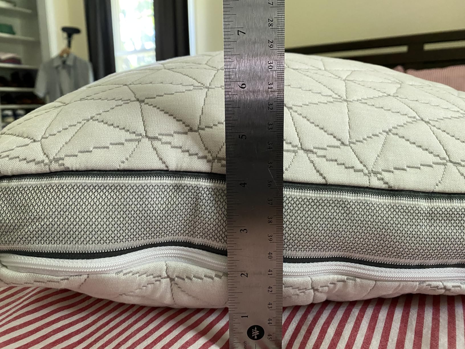 Coop Home Goods Cool+ Adjustable Pillow, Queen Size Plus Shaped Memory Foam Pillows with Cooling Gel, Back, Stomach or Side Sleeper, Neck Support for Sleeping, CertiPUR-US/GREENGUARD Gold customer photo 1