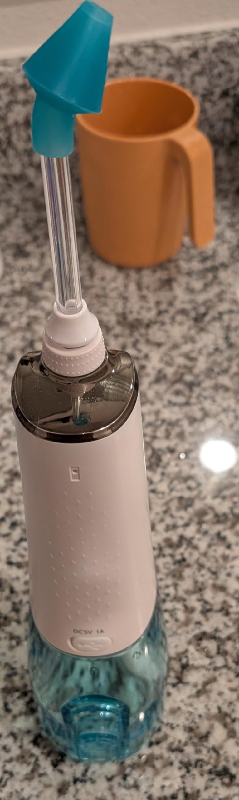 Nasal Irrigation System, Cordless Nasal Rinse Machine for Sinus Relief & Nasal Care, Electric Neti Pot with 6 Tips and 40 Salt Packs Nasal Irrigation Sinus Rinse System Kit for Adult & Kid customer photo 2