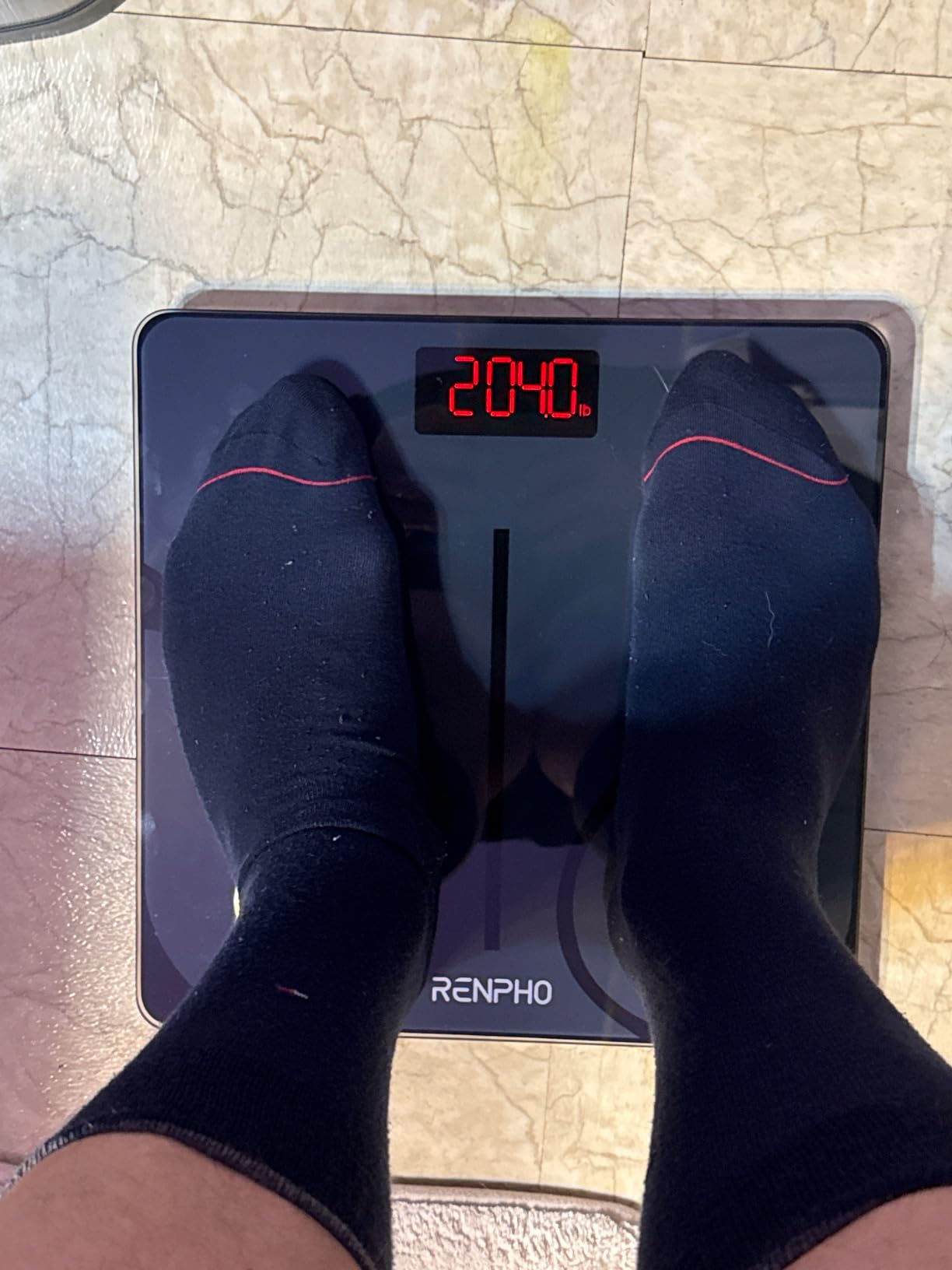 Scale for Body Weight 500 lbs, Extra-High Capacity Smart Bathroom Scale with Ultra Wide Platform 12 x 12 inches, Body Fat Scale with Large LED Display, Health Monitor Sync App, Elis 1 L customer photo 2