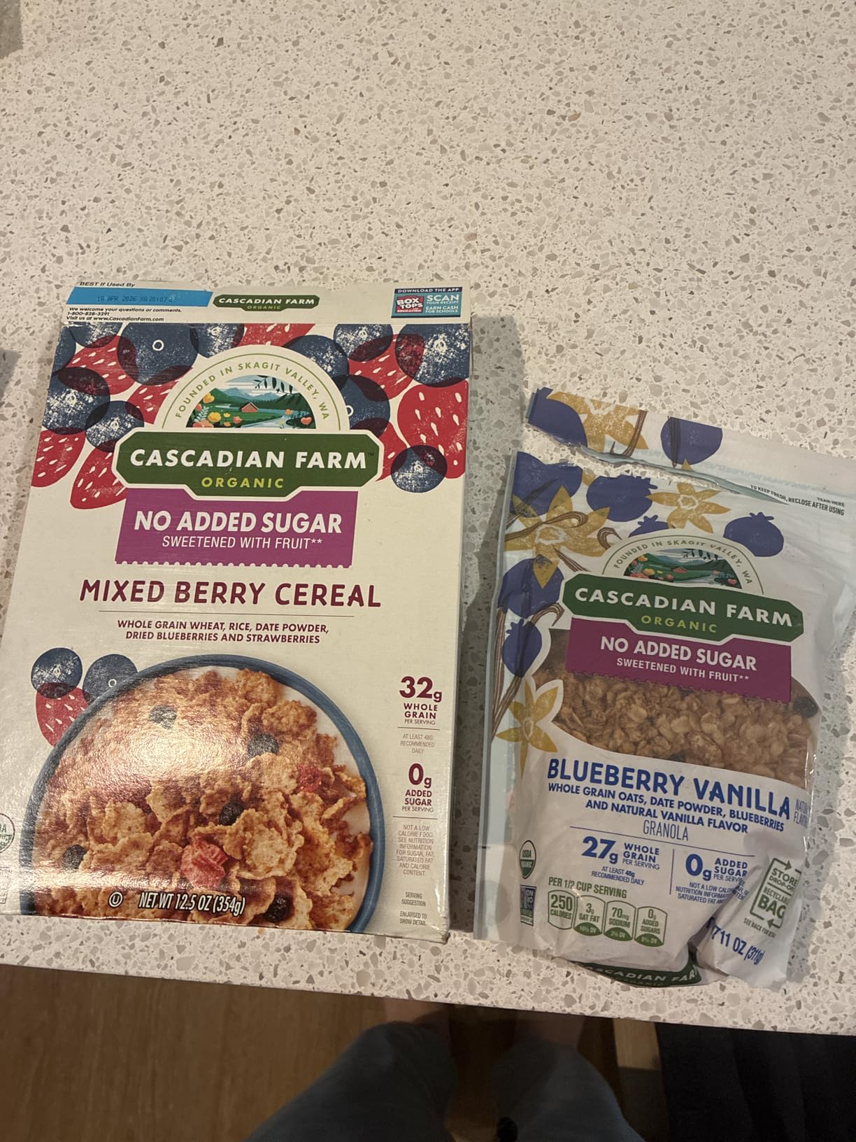 Cascadian Farm, Granola Blueberry Vanilla No Added Sugar, 11 Ounce customer photo 1