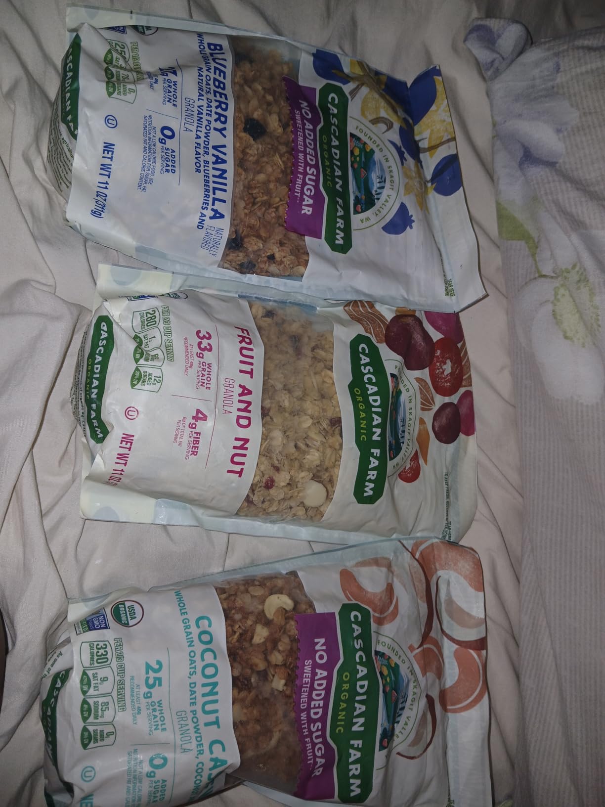 Cascadian Farm, Granola Blueberry Vanilla No Added Sugar, 11 Ounce customer photo 2