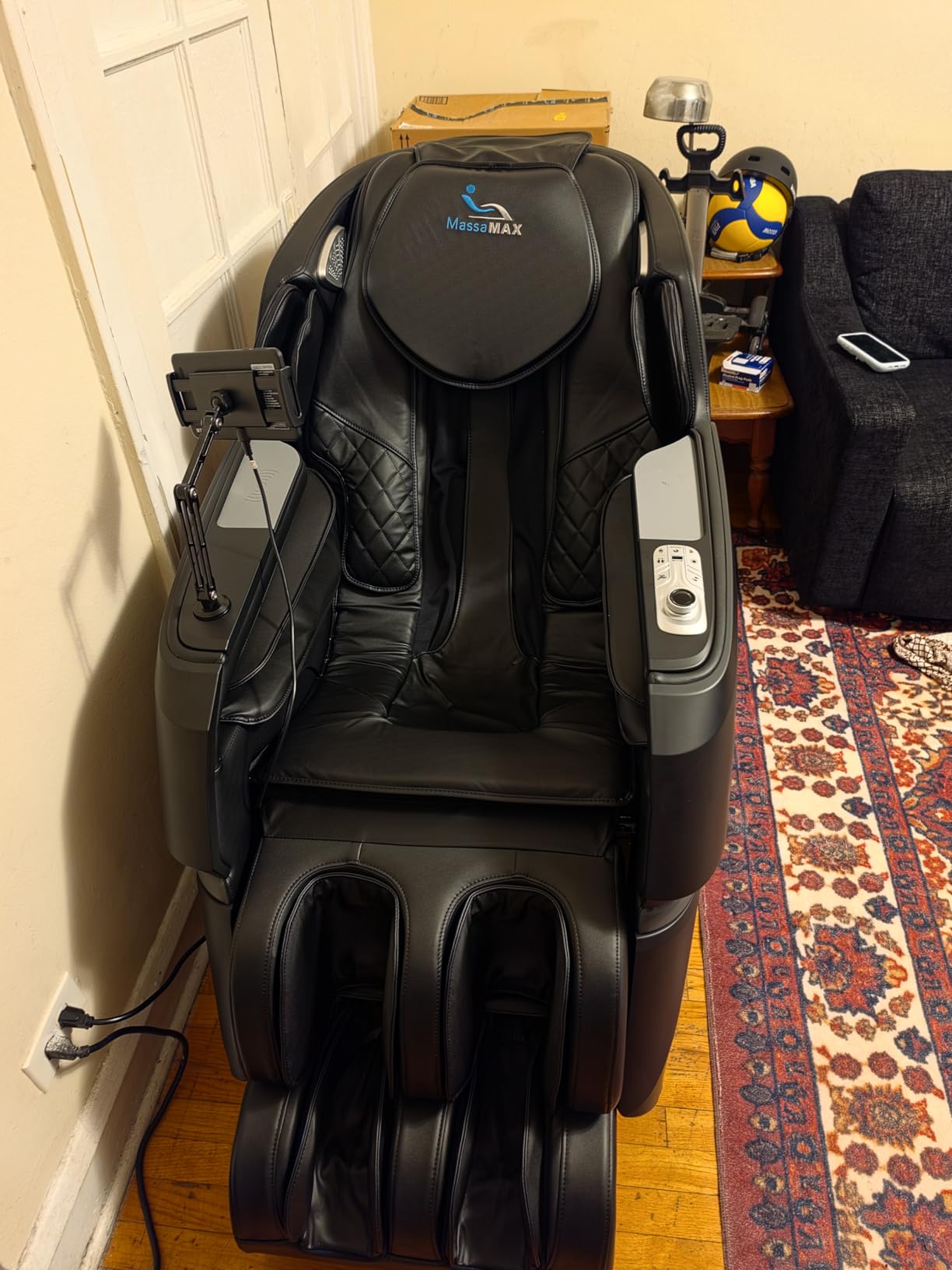 MassaMAX 2026 4D Massage Chair, Full Body Recliner with OTA Cloud Tech, Deep Yoga Stretch, 27 Auto Modes, 55 Inch SL Track, APP & AI Voice Control, Auto Footrest, Zero Gravity, and Heating for Relaxation customer photo 1