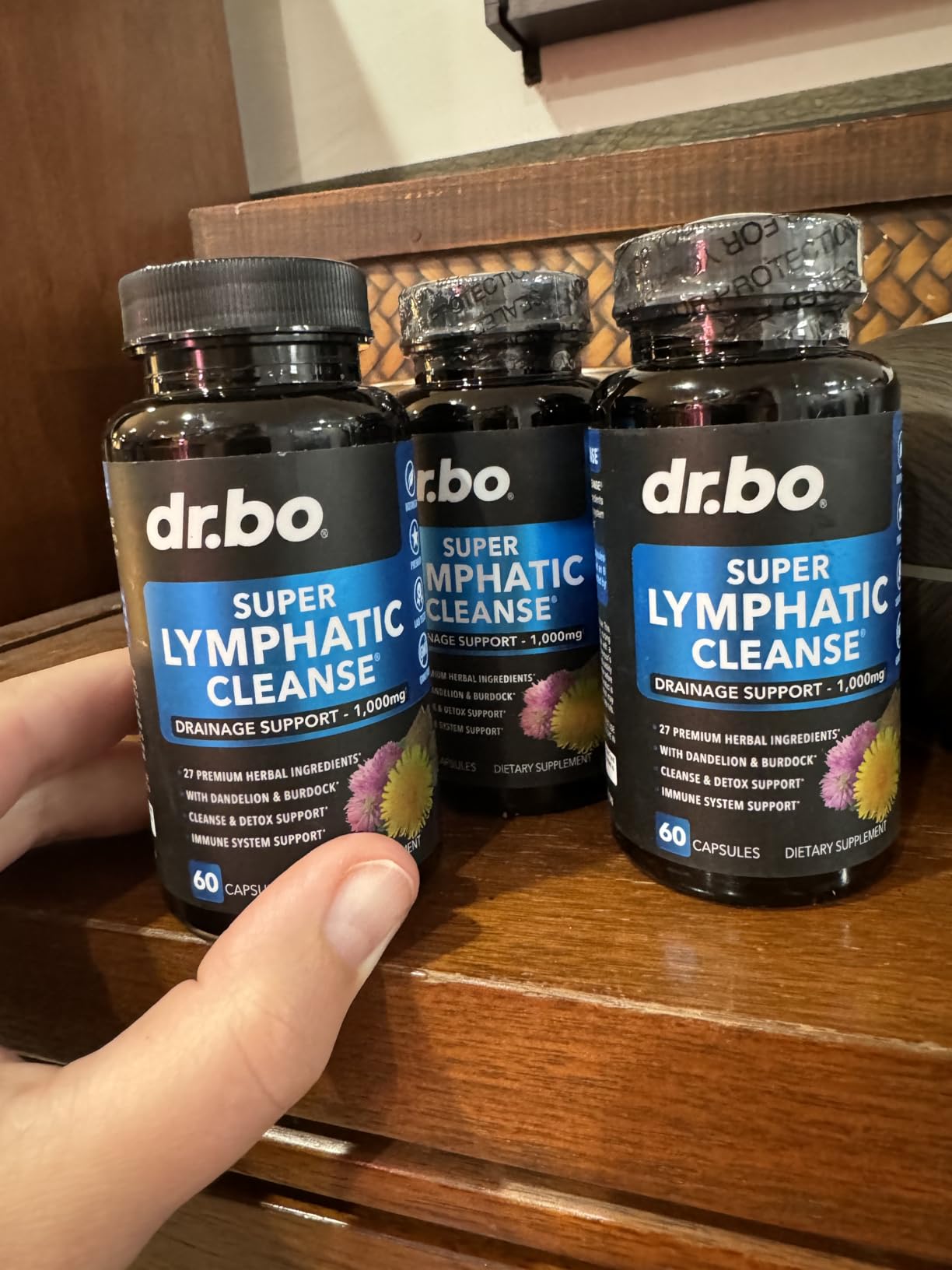 Lymphatic Drainage Supplements Pills - Lymphatic Support Total Herbal Cleanse Products Echinacea, Ginger, Dandelion, Red Root & Red Clover Supplement - Lymph Node Detox Cleanse Lymph System Drainage customer photo 1