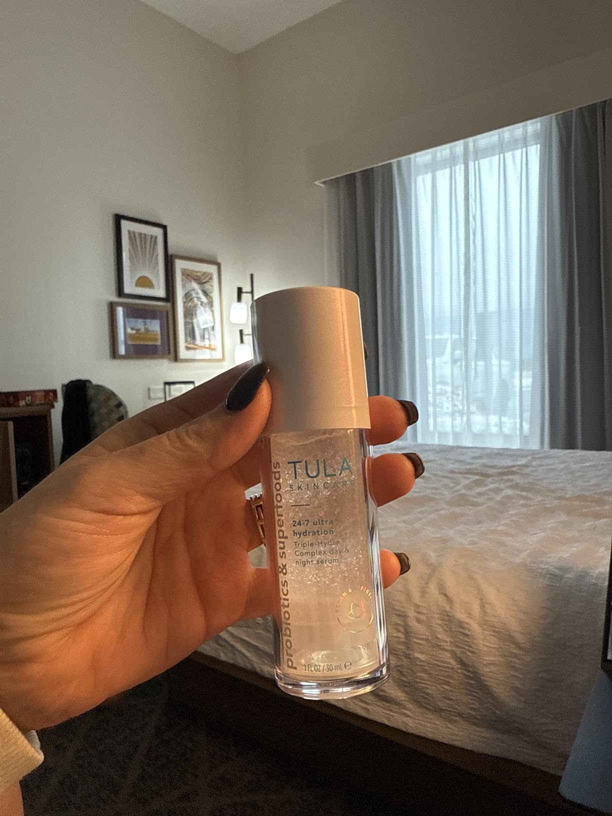 TULA Skincare 24/7 Ultra Hydration Triple Hydra Complex Serum, for Fine Lines & Dehydration with Prebiotic Extracts, Peptides & Hyaluronic Acid 1 FL OZ customer photo 1