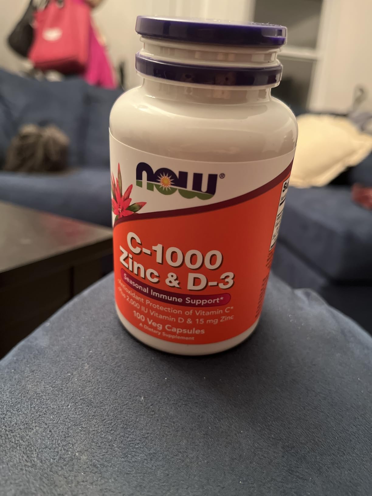 Now Supplements, C-1000 Zinc & D-3, Seasonal Immune Support, 100 Veg Capsules customer photo 1