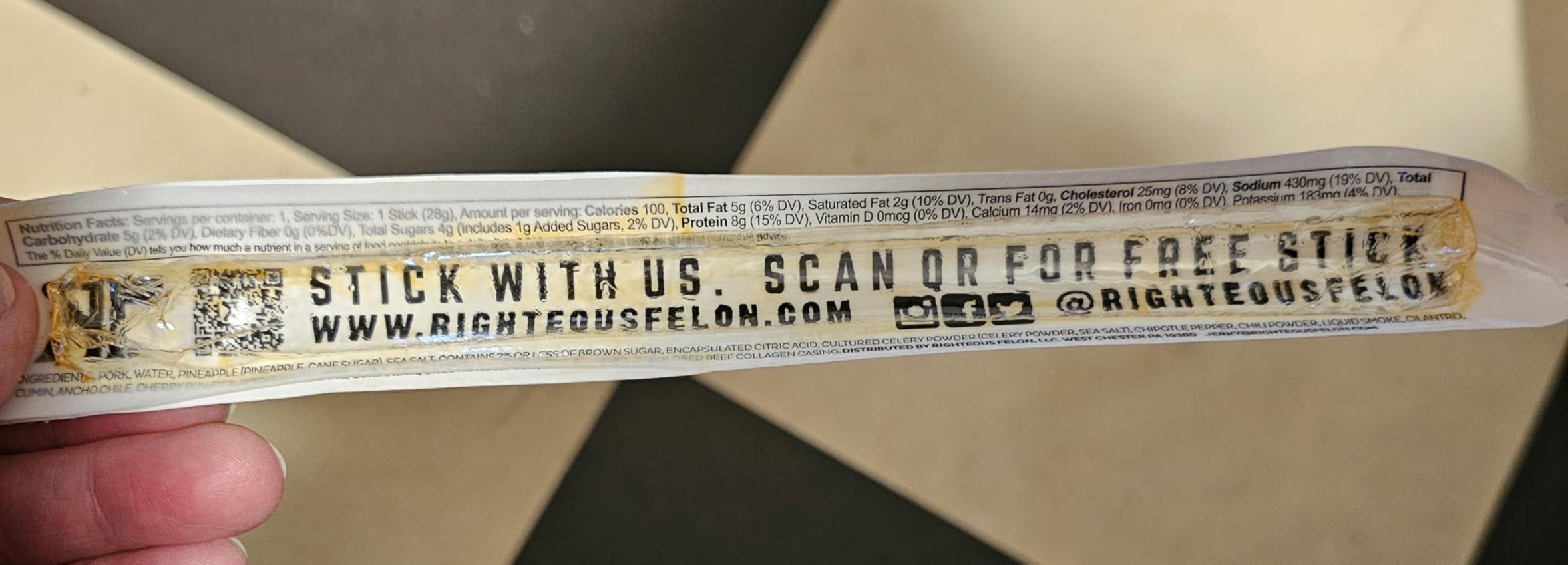 Righteous Felon Meat Sticks | 100% Turkey | 9g Protein per Stick | Keto, Gluten-Free, Low Sugar, High Protein Snack Sticks | Individually Wrapped | Lemon Pepper Turkey Sticks, 10 Count customer photo 2