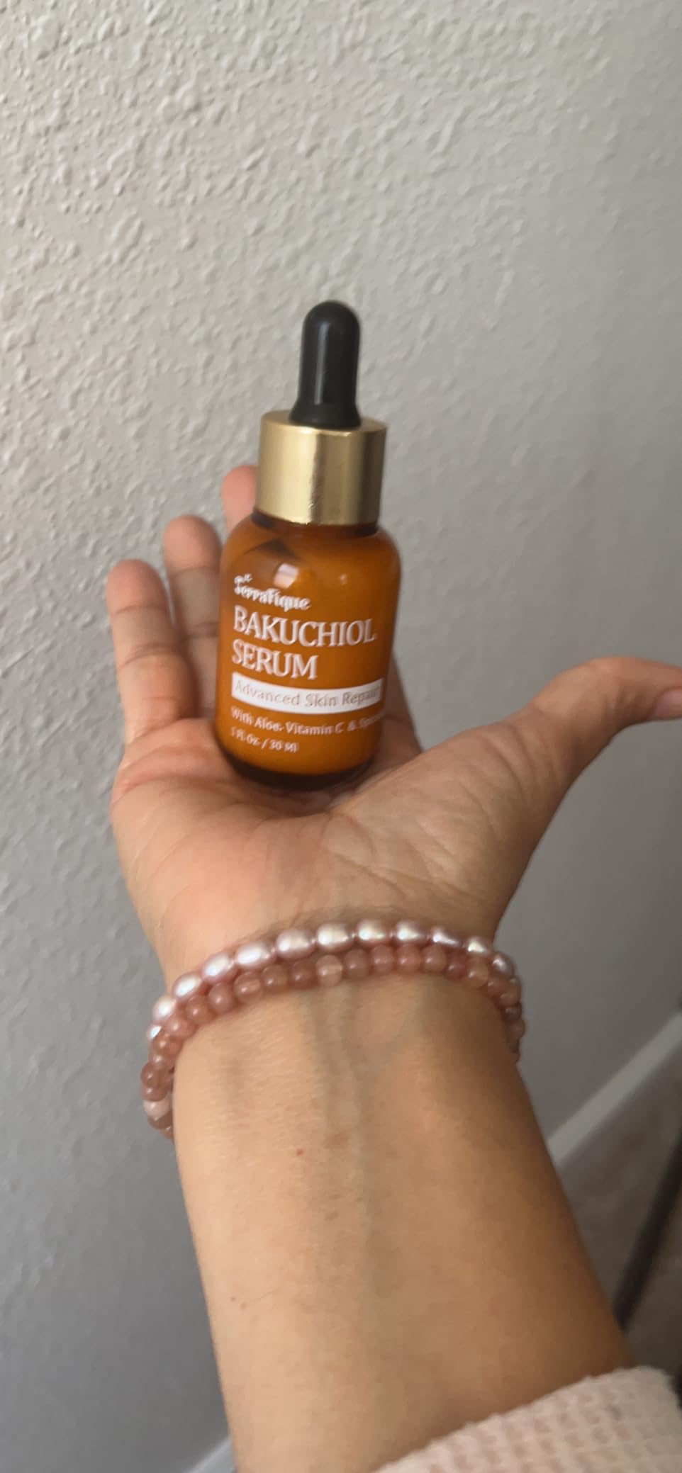 Bakuchiol Serum for Face - Retinol Alternative for Sensitive Skin - Contains Aloe, Centella, Spirulina - Bakuchiol Retinol Serum - Plumping, Anti Aging - Pore Minimizer - 1 Fl Oz customer photo 2