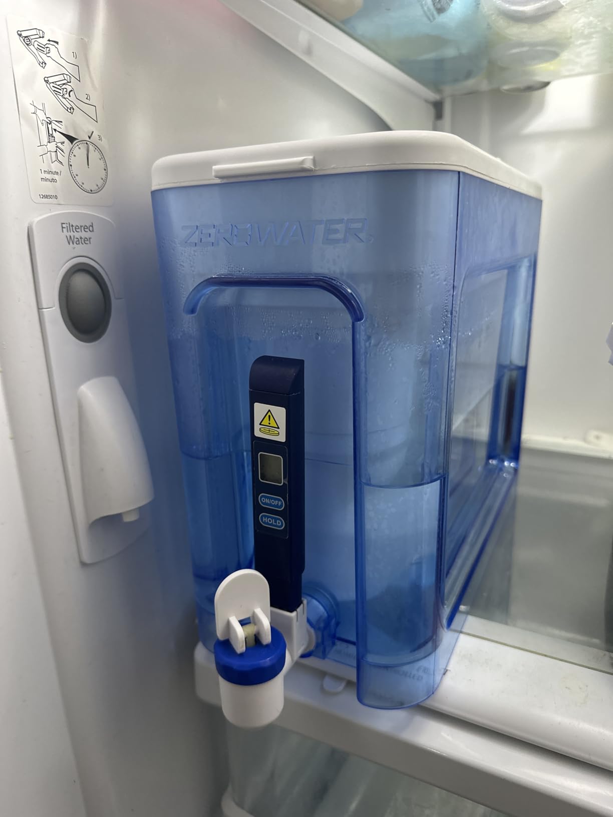 ZeroWater 32-Cup 5-Stage Water Filter Dispenser with Instant Read Out - 0 TDS for Improved Tap Water Taste - IAPMO Certified to Reduce Lead, Chromium, and PFOA/PFOS customer photo 2