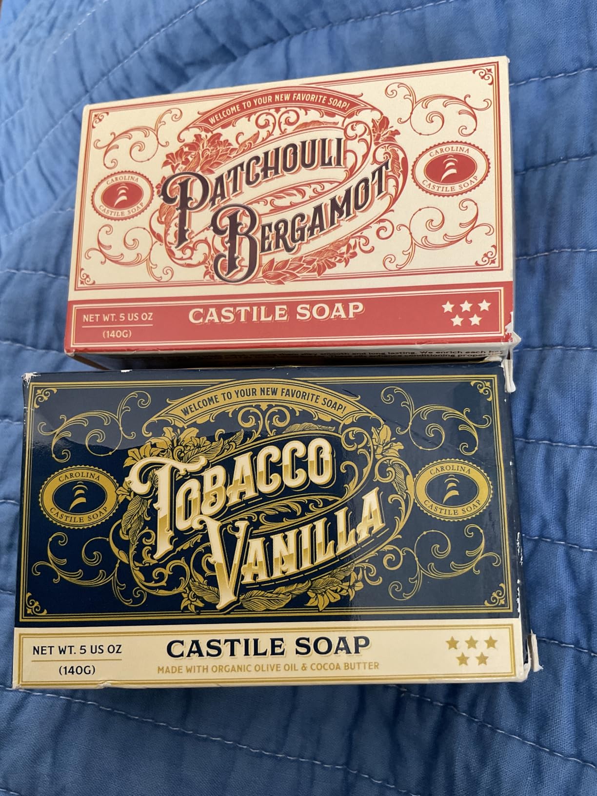 Castile Liquid Body Wash for Sensitive Skin - Natural Shampoo for Men with Olive Oil, Cocoa Butter & Coconut Oil - Tobacco Vanilla by Carolina Castile (Tobacco Vanilla, 32 Fl Oz) customer photo 1